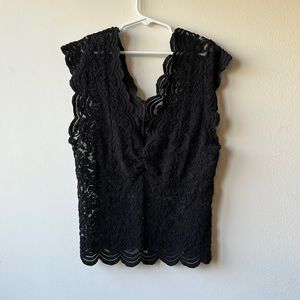 Black lace top (Zara)